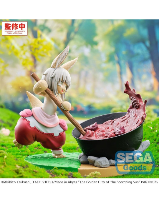 Made in Abyss: The Golden City of the Scorching Sun Luminasta figurine PVC Nanachi ~Dreaming of Mealtime~ 14 cm Sega