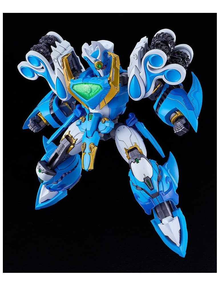 Mado King Granzort Plastic Model Kit Moderoid King's Style Aquabeat Gold Edition 18 cm Good Smile