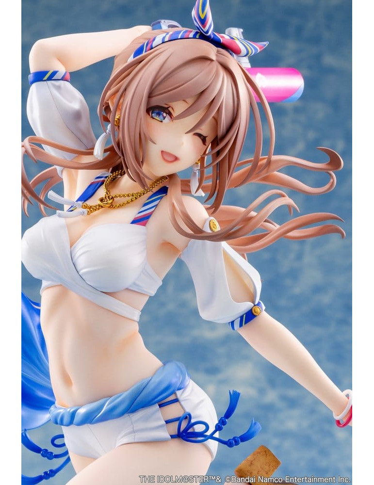 The Idolmaster Gakuen PVC Figure 1/7 Himesaki Rinami Kimi to Semi Blue Ver. With Bonus 27 cm Neonmax Creative