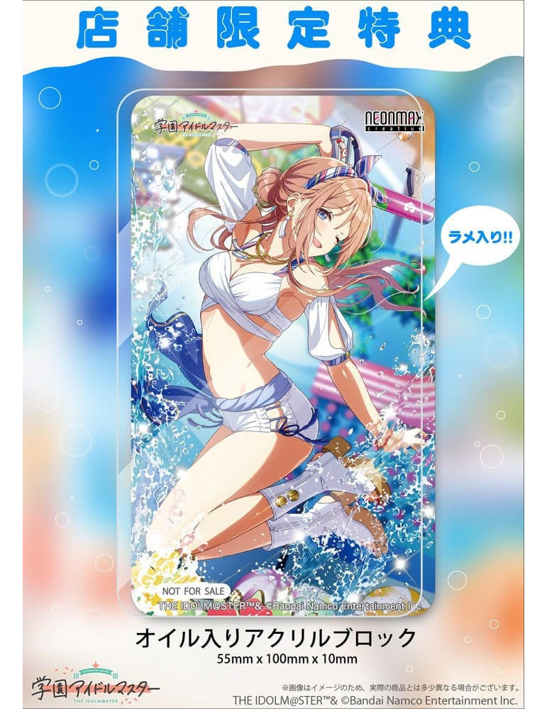 The Idolmaster Gakuen figurine PVC 1/7 Himesaki Rinami Kimi to Semi Blue Ver. With Bonus 27 cm Neonmax Creative