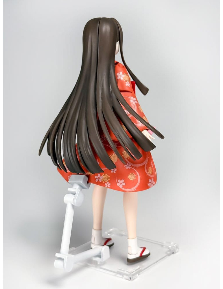 Suwahime Plafia Plastic Model Kit Suwahime (Mini Figure Set) 14 cm Plum