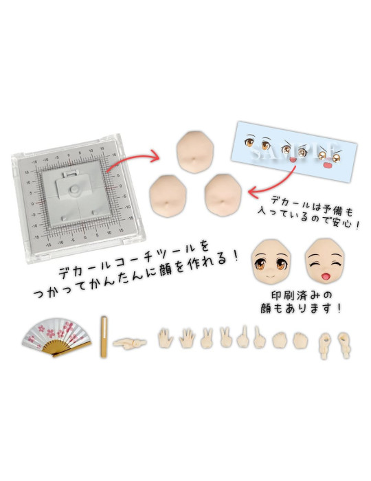 Suwahime Plafia Plastic Model Kit Suwahime (Mini Figure Set) 14 cm Plum