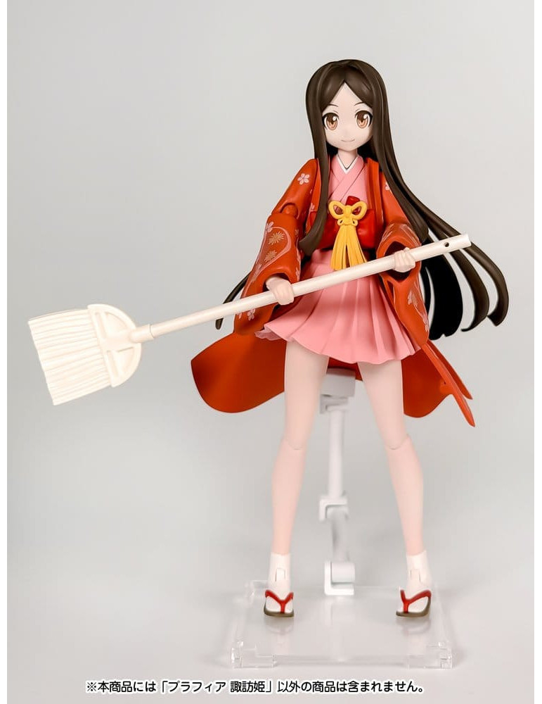 Suwahime Plafia Plastic Model Kit 14 cm Plum