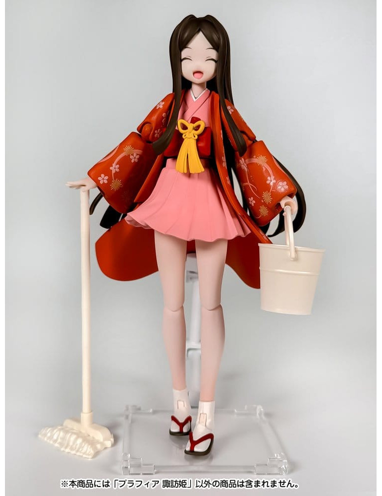 Suwahime Plafia Plastic Model Kit 14 cm Plum