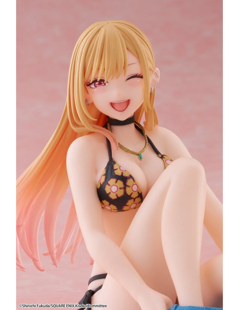 My Dress-Up Darling Desktop Cute PVC Figure Marin Kitagawa (Measured Swimsuit Ver.) Reissue 13 cm Taito