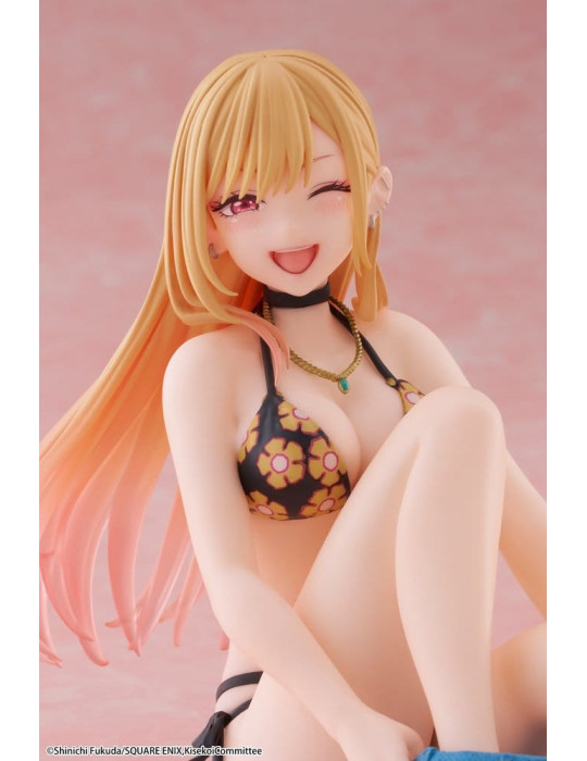 My Dress-Up Darling Desktop Cute PVC Figure Marin Kitagawa (Measured Swimsuit Ver.) Reissue 13 cm Taito