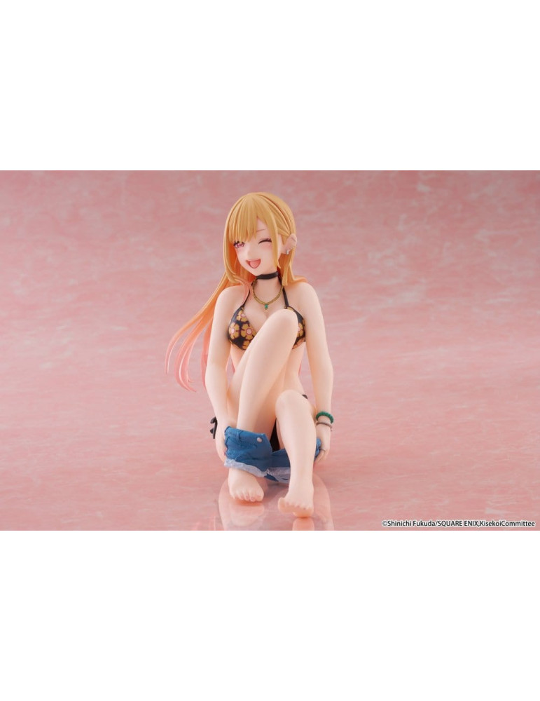 My Dress-Up Darling Desktop Cute PVC Figure Marin Kitagawa (Measured Swimsuit Ver.) Reissue 13 cm Taito