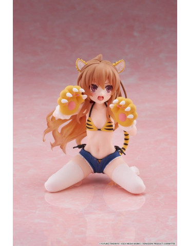 Toradora! Desktop Cute PVC Figure Taiga Aisaka (Tiger Costume Swimwear Ver.) 13 cm Taito
