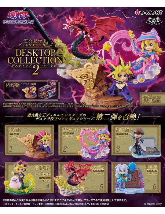 Yu-Gi-Oh! Mini Figures Desktop Collection 2 Blind Box Display Re-Ment