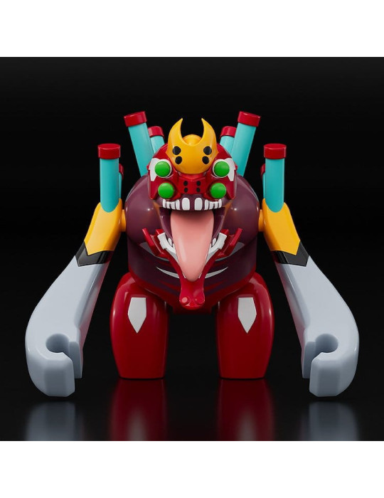 Rebuild of Evangelion Brickroid figurine mini Evangelion Unit 02 Beast Form 2nd Phase (Type 1) 4 cm Good Smile