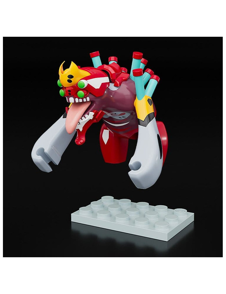 Rebuild of Evangelion Brickroid Mini Figure Evangelion Unit 02 Beast Form 2nd Phase (Type 1) 4 cm Good Smile
