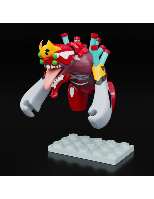 Rebuild of Evangelion Brickroid figurine mini Evangelion Unit 02 Beast Form 2nd Phase (Type 1) 4 cm Good Smile