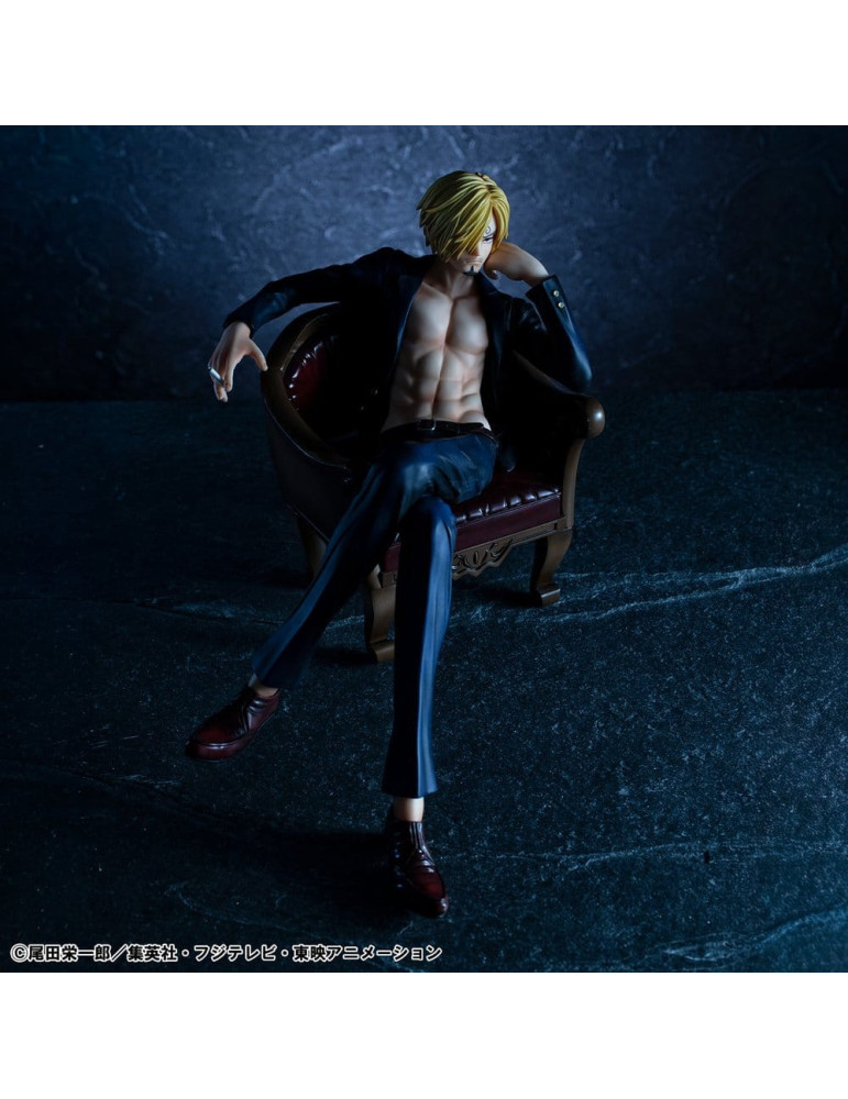 One Piece figurine PVC Portrait.Of.Pirates "S.O.C" Sanji Ver.R 14 cm Megahouse