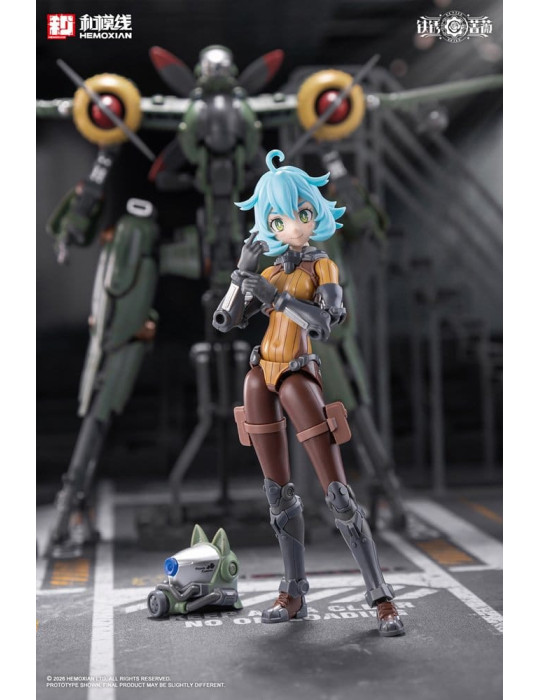 Rusted Brier Plastic Model 1/12 Rhande Koskinen & RTP-10A cutting edge V-HS Tactical Fighter 20 cm HEMOXIAN