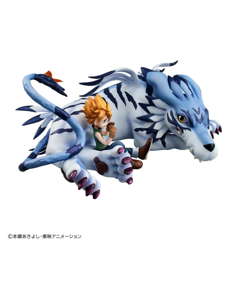 Digimon Adventure figurine PVC G.E.M. Series Garurumon & Ishida Yamato 25 cm (Repeat) Megahouse