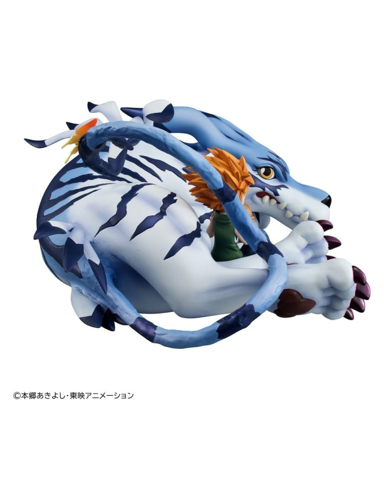 Digimon Adventure figurine PVC G.E.M. Series Garurumon & Ishida Yamato 25 cm (Repeat) Megahouse