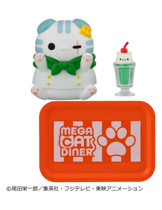 One Piece figurines mini Mega Cat Project NyanPieceNyan! Diner! 3 cm Megahouse