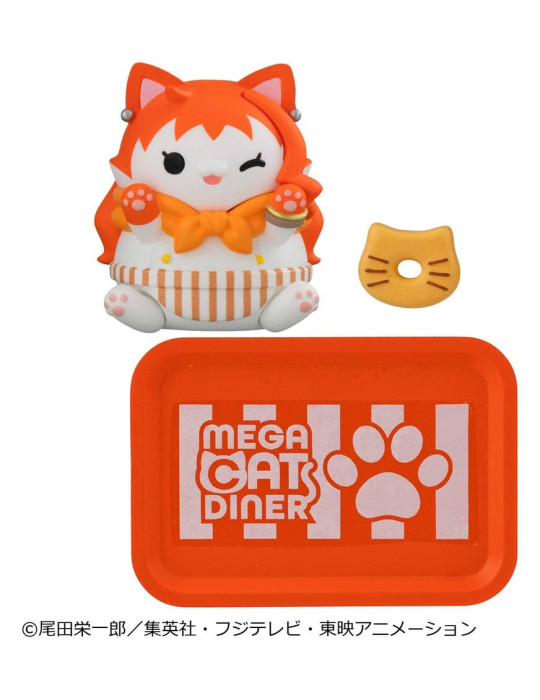 One Piece figurines mini Mega Cat Project NyanPieceNyan! Diner! 3 cm Megahouse