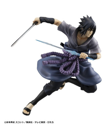 Naruto Shippuden G.E.M. Series PVC Figure Sasuke Uchiha Great Ninja War Ver. 23 cm (Repeat) Megahouse 2