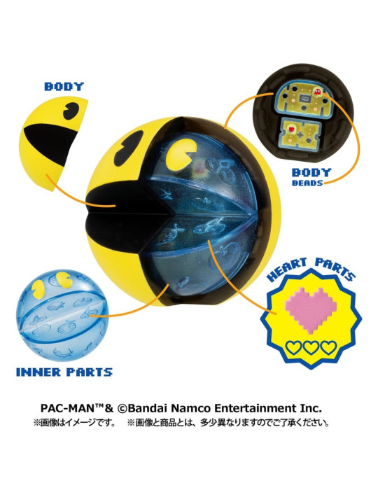 Pac-Man Inside Fantasy Mini Figures 6 cm Blind Box Display (4) Megahouse