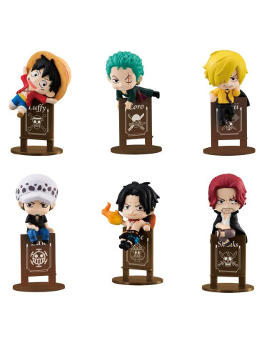 One Piece Ochatomo series Mini Figures Pirates Party 4 cm Blind Box Display (8) (Repeat) Megahouse