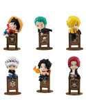One Piece Ochatomo series Mini Figures Pirates Party 4 cm Blind Box Display (8) (Repeat) Megahouse