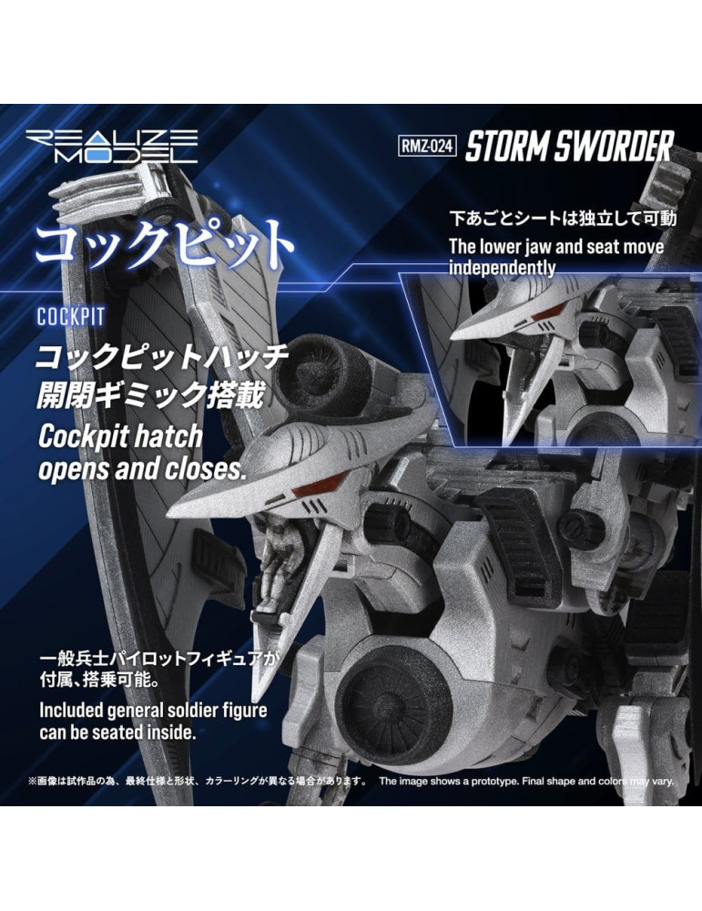 Zoids Plastic Model Kit 1/100 RMZ-024 Storm Sworder 11 cm Takara Tomy