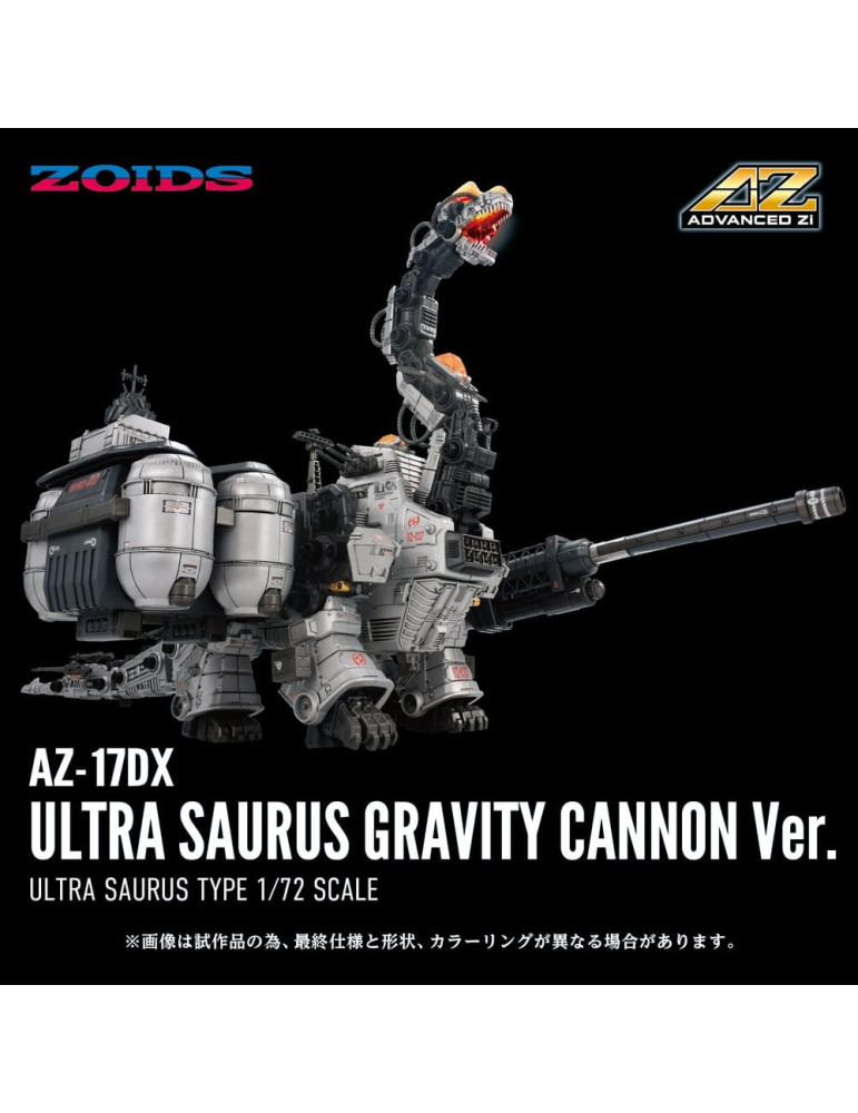 Zoids Plastic Model 1/72 AZ-17DX Ultra Saurus Gravity Cannon Deluxe Version 58 cm Takara Tomy