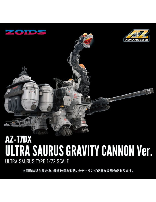 Zoids Plastic Model 1/72 AZ-17DX Ultra Saurus Gravity Cannon Deluxe Version 58 cm Takara Tomy