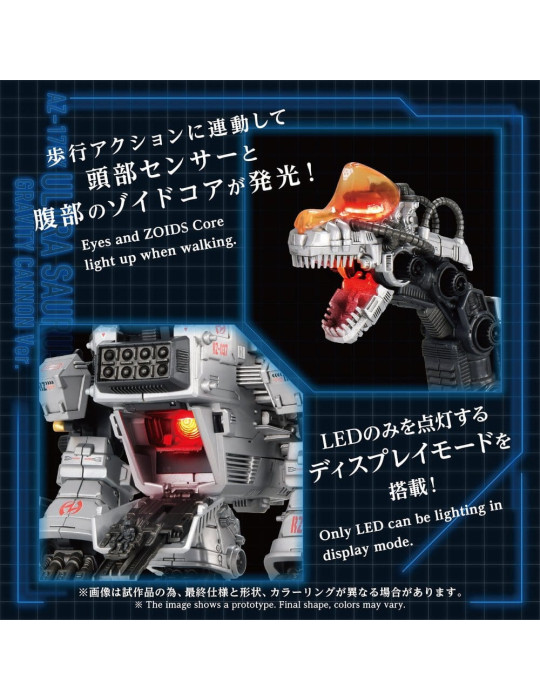 Zoids Plastic Model 1/72 AZ-17DX Ultra Saurus Gravity Cannon Deluxe Version 58 cm Takara Tomy