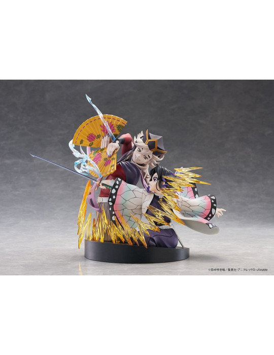 Demon Slayer: Kimetsu no Yaiba PVC Figures 2-Pack Shinobu Kocho & Doma 18 cm Claynel