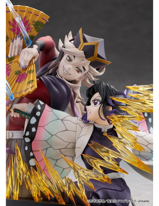 Demon Slayer: Kimetsu no Yaiba PVC Figures 2-Pack Shinobu Kocho & Doma 18 cm Claynel