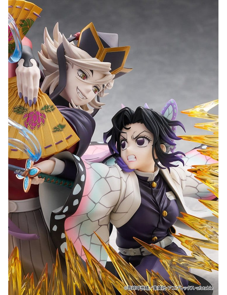 Demon Slayer: Kimetsu no Yaiba PVC Figures 2-Pack Shinobu Kocho & Doma 18 cm Claynel