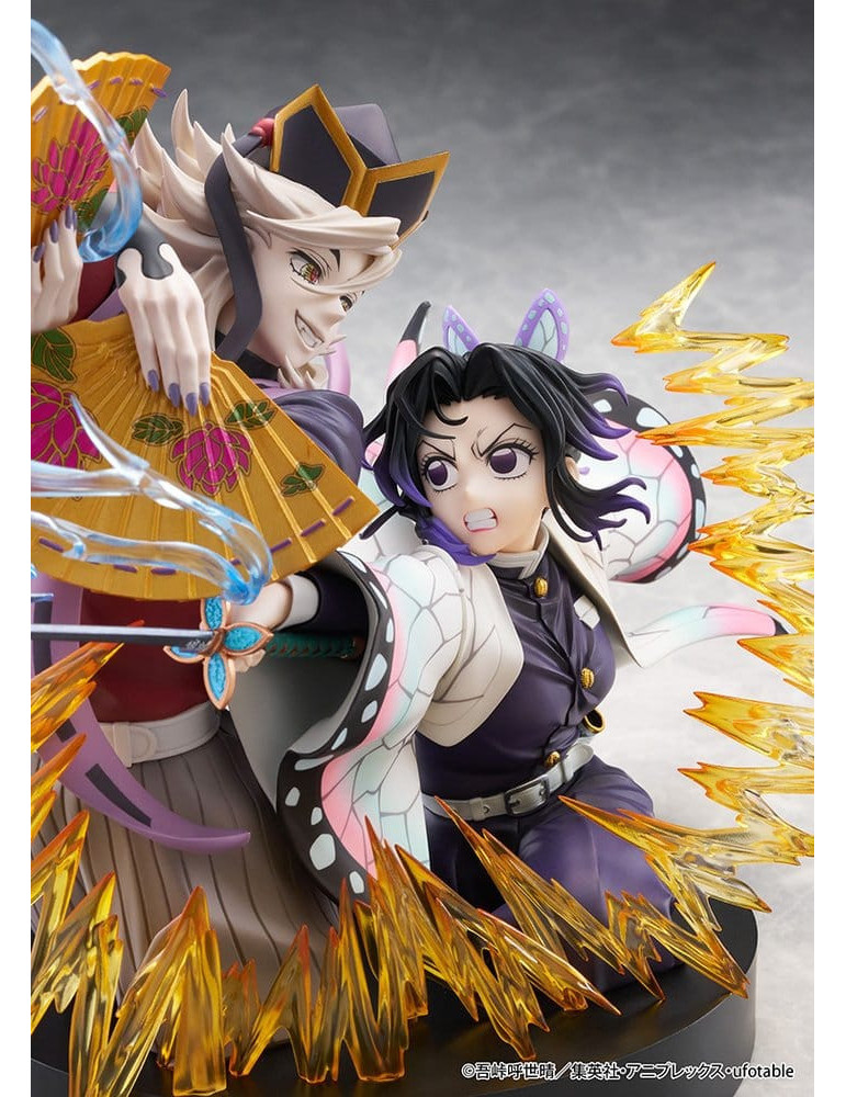 Demon Slayer: Kimetsu no Yaiba PVC Figures 2-Pack Shinobu Kocho & Doma 18 cm Claynel