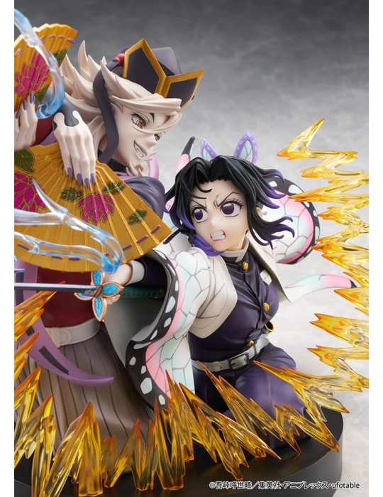 Demon Slayer: Kimetsu no Yaiba PVC Figures 2-Pack Shinobu Kocho & Doma 18 cm Claynel