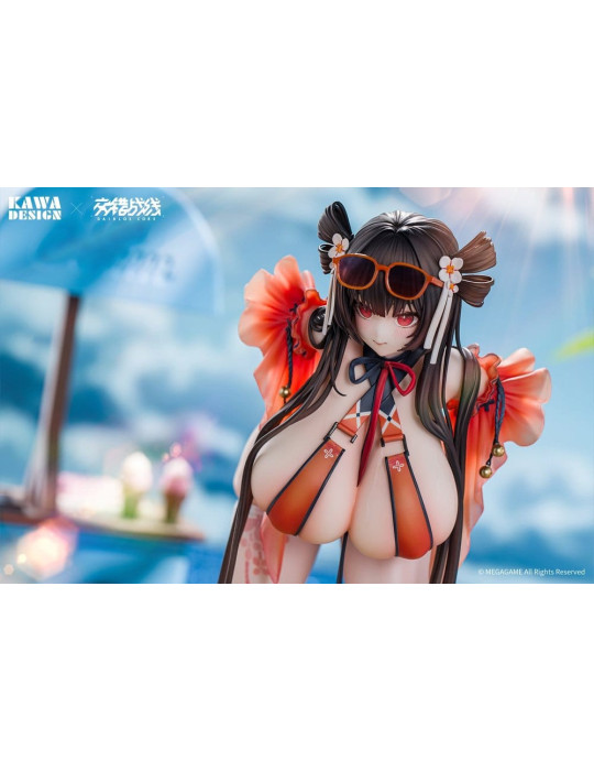 Daiblos Core figurine PVC 1/6 Maree Rouge Rakubai no Utage Wet Ver. 25 cm Kawa Design