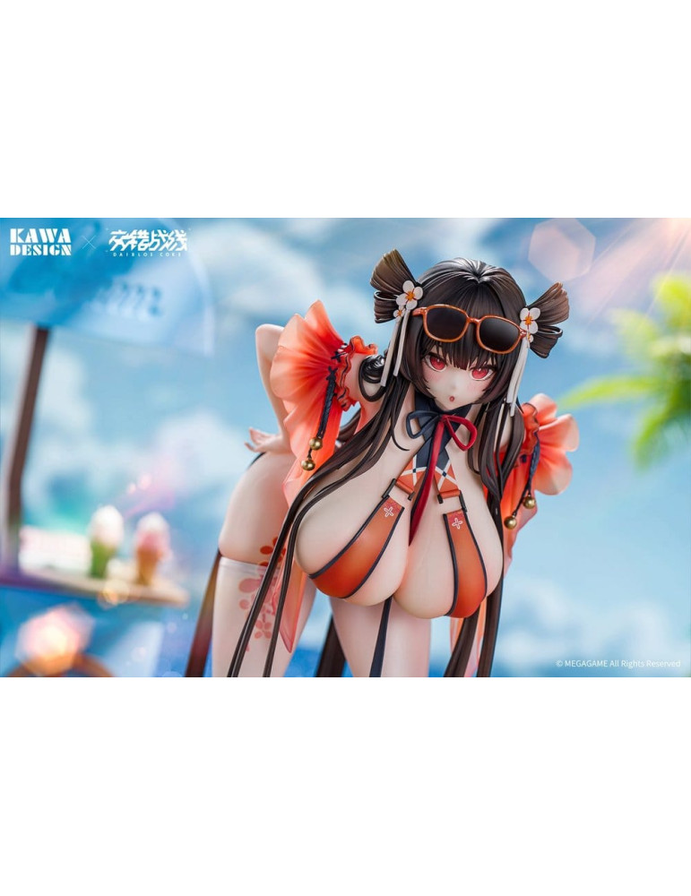Daiblos Core figurine PVC 1/6 Maree Rouge Rakubai no Utage Wet Ver. 25 cm Kawa Design