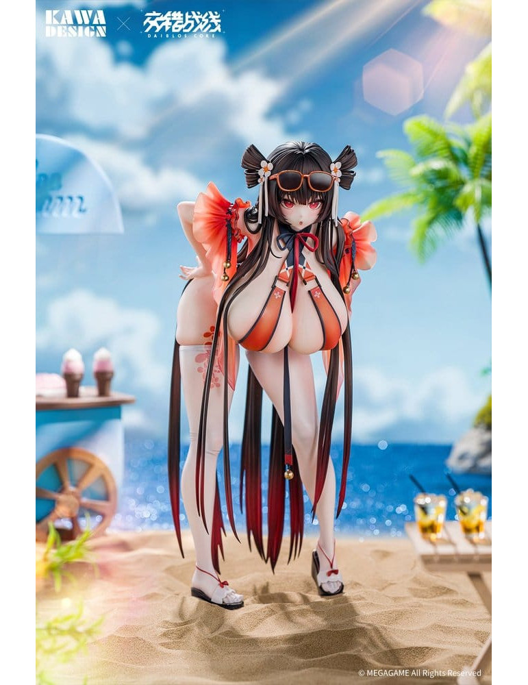 Daiblos Core PVC Figure 1/6 Maree Rouge Rakubai no Utage Wet Ver. 25 cm Kawa Design