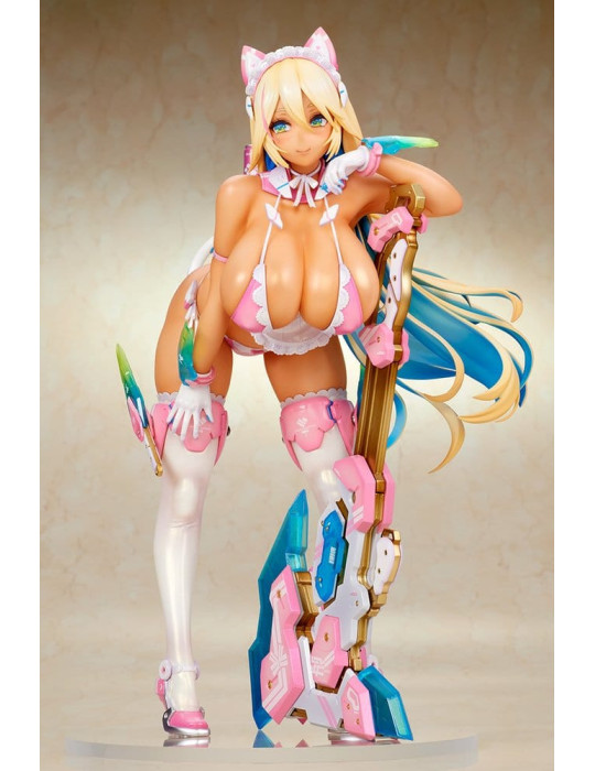 Meido-Busou PVC Figure 1/7 Ax Experimental Equipment - Ama gal camouflage Ver. 24 cm QuesQ