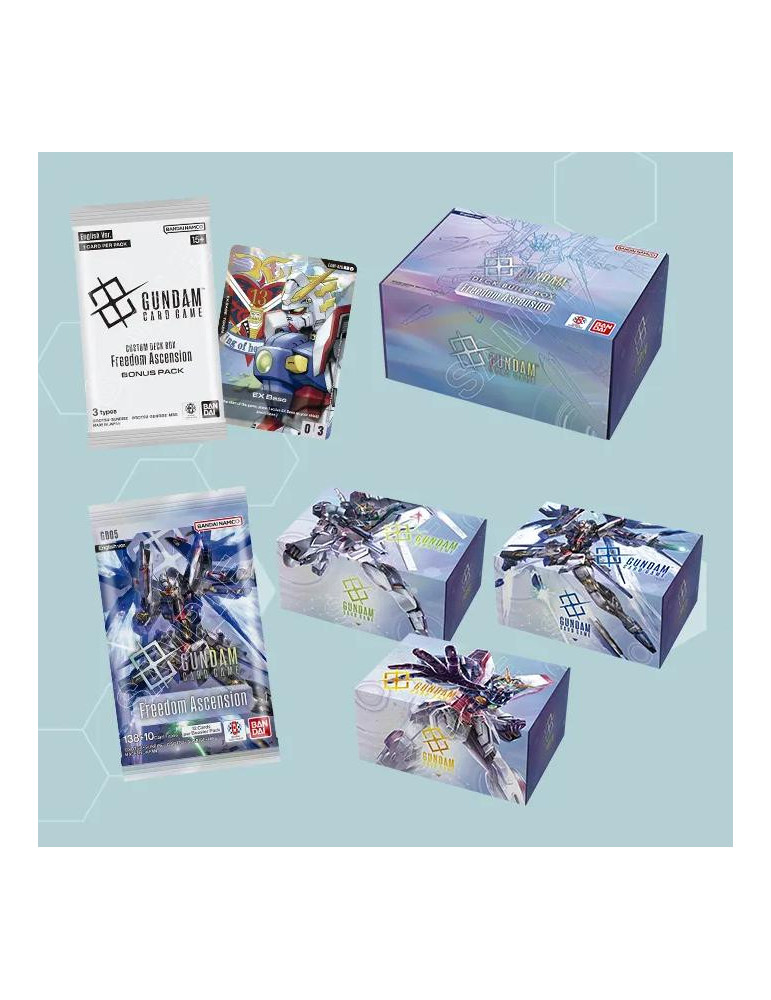Gundam CG Deck Build Box SC01 Freedom Ascension (EN)