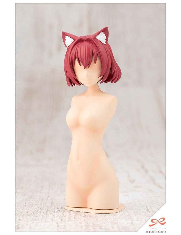 Sousai Shojo Teien Model Kit Accessory Set Arranged Wigs Animal Ears Bob Cat 9 cm Kotobukiya