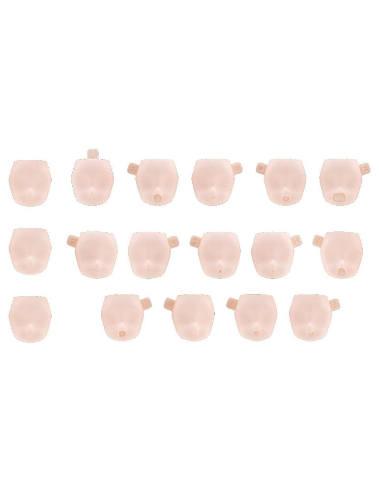 Megami Device M.S.G. Plastic Model Kit 10 Face Set Puni Mofu 01 Skin Color B Kotobukiya