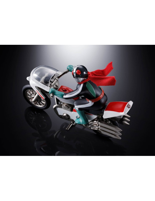 Kamen Rider Chogokin Diecast Action Figure Cyclone (Masked Rider 2) 9 cm Bandai