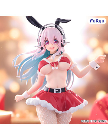 Super Sonico BiCute Bunnies PVC Figure Santa Ver. 30 cm Furyu 2