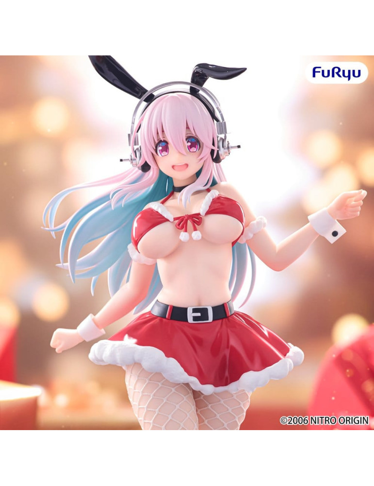 Super Sonico BiCute Bunnies PVC Figure Santa Ver. 30 cm Furyu