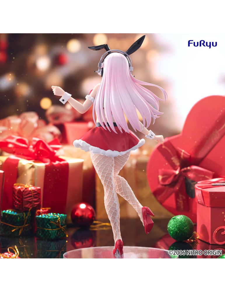 Super Sonico BiCute Bunnies PVC Figure Santa Ver. 30 cm Furyu