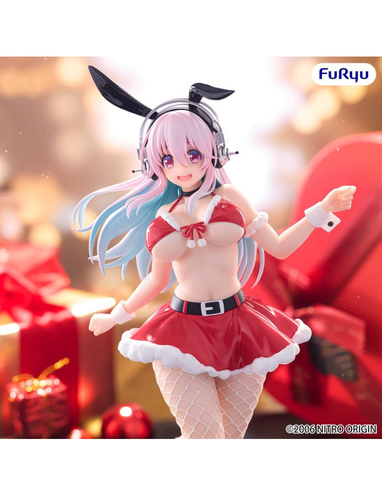 Super Sonico BiCute Bunnies PVC Figure Santa Ver. 30 cm Furyu