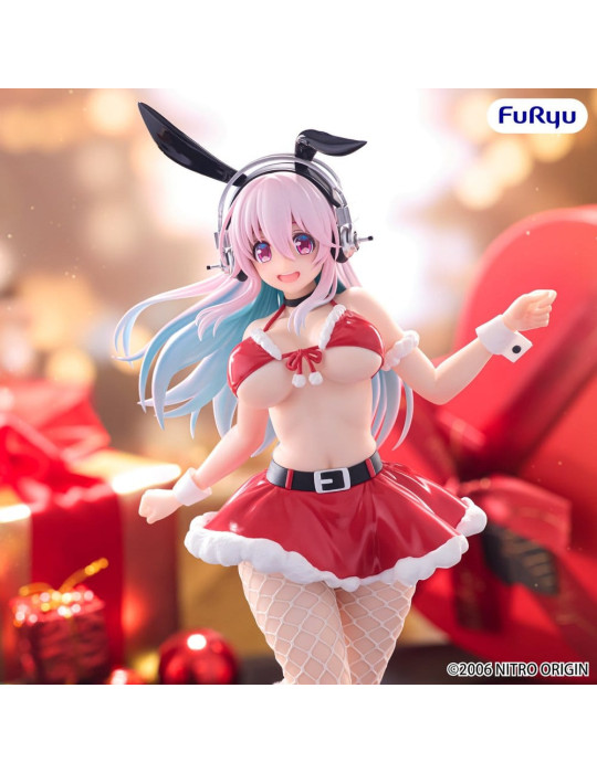 Super Sonico BiCute Bunnies PVC Figure Santa Ver. 30 cm Furyu