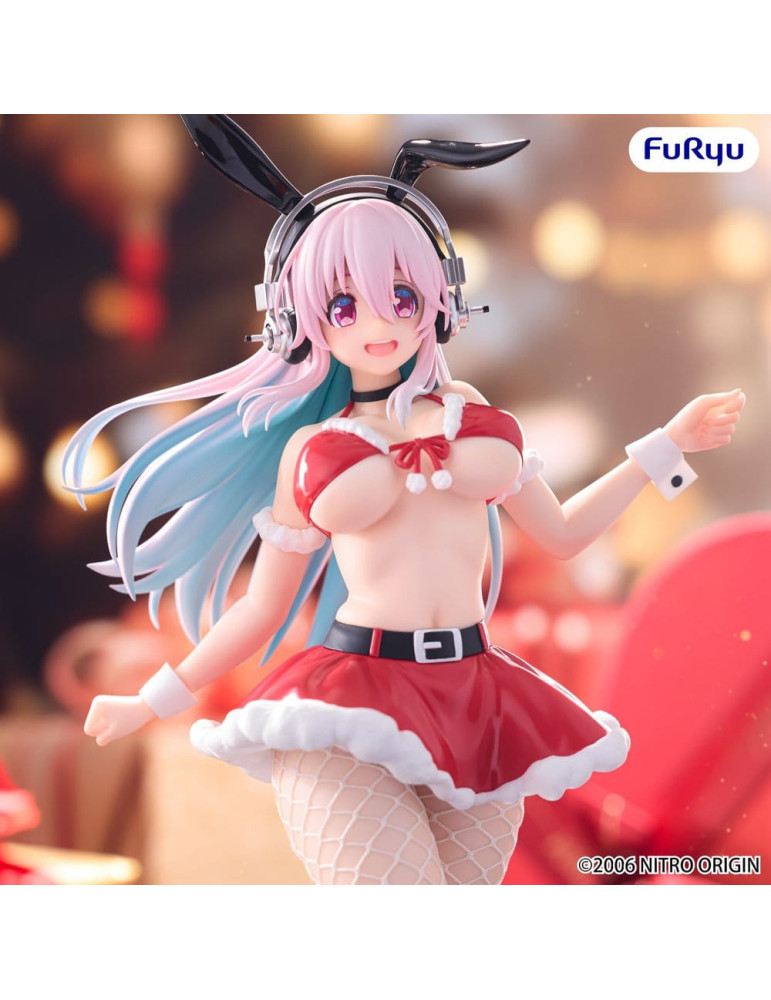 Super Sonico BiCute Bunnies PVC Figure Santa Ver. 30 cm Furyu