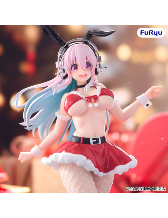 Super Sonico BiCute Bunnies PVC Figure Santa Ver. 30 cm Furyu